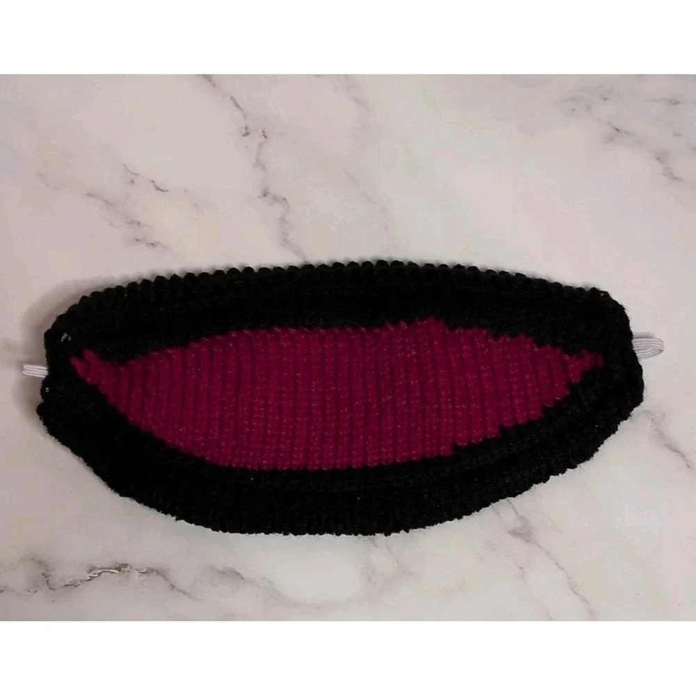 Kids Unisex Winter Knitted Beanie Cap, Warm Face Cover,‎ & Neck Scarf One Size